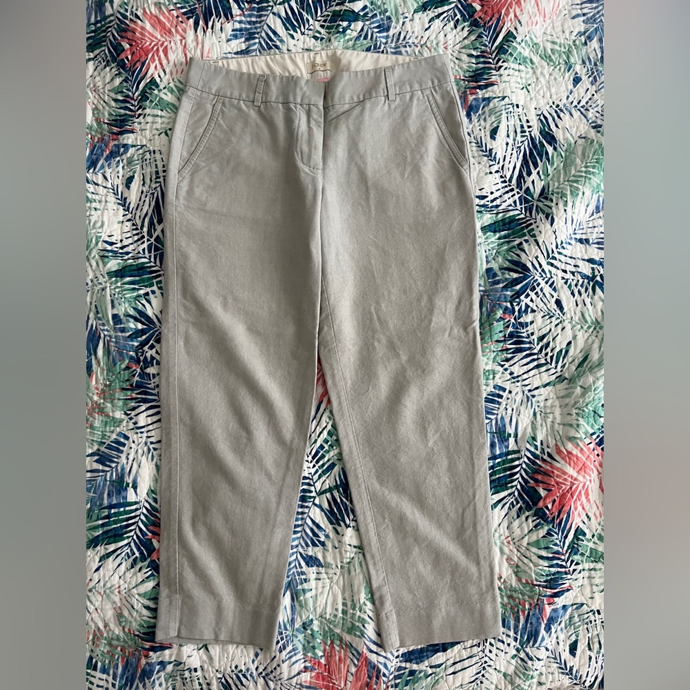 J. Crew cotton crop pants - size 6